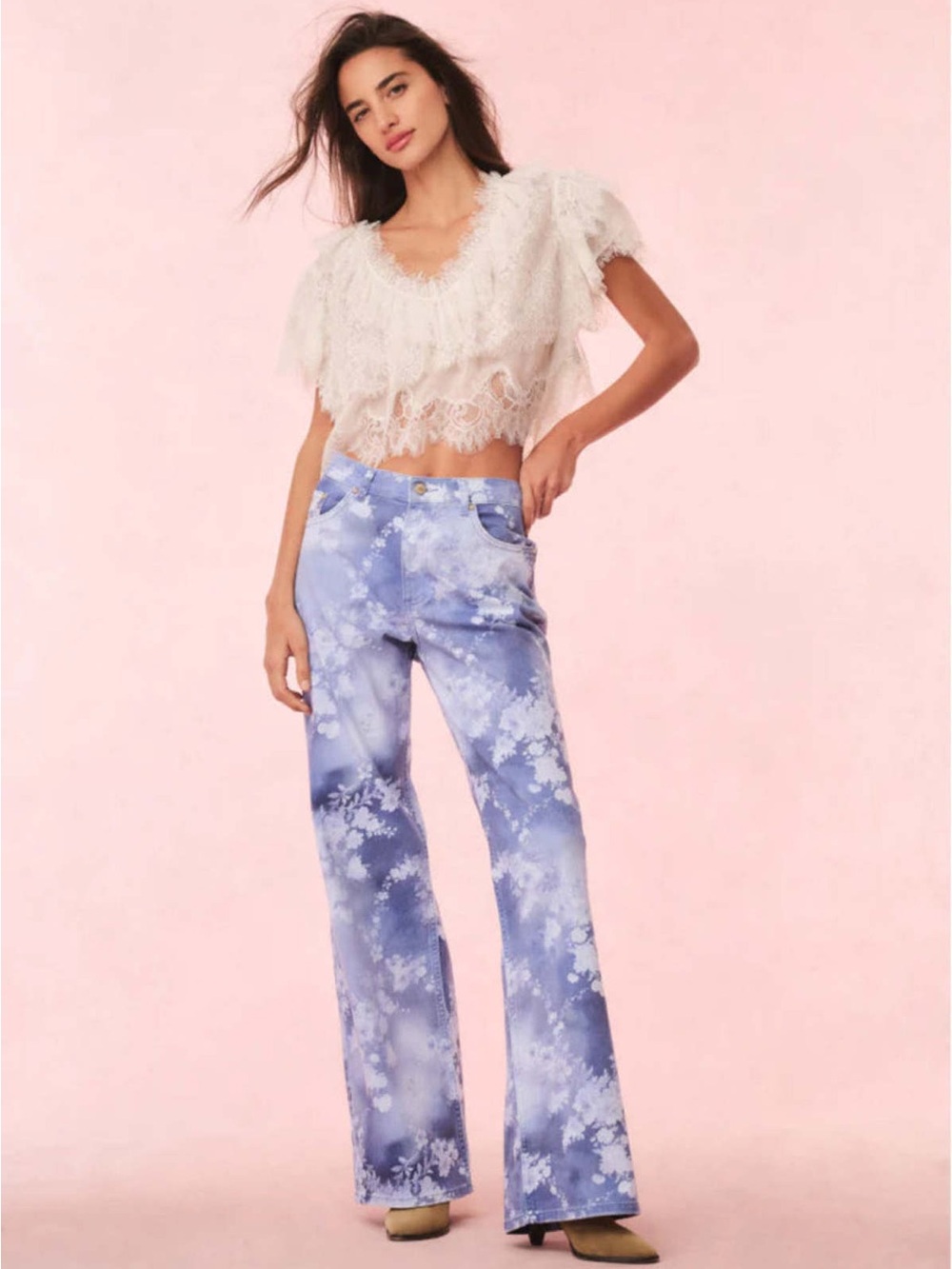 LoveShackFancy Bluebell Dessa Jeans